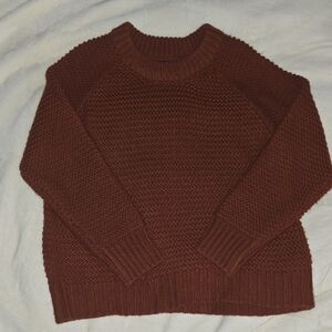 George Women's Crew Neck Sweater - Deep Orange